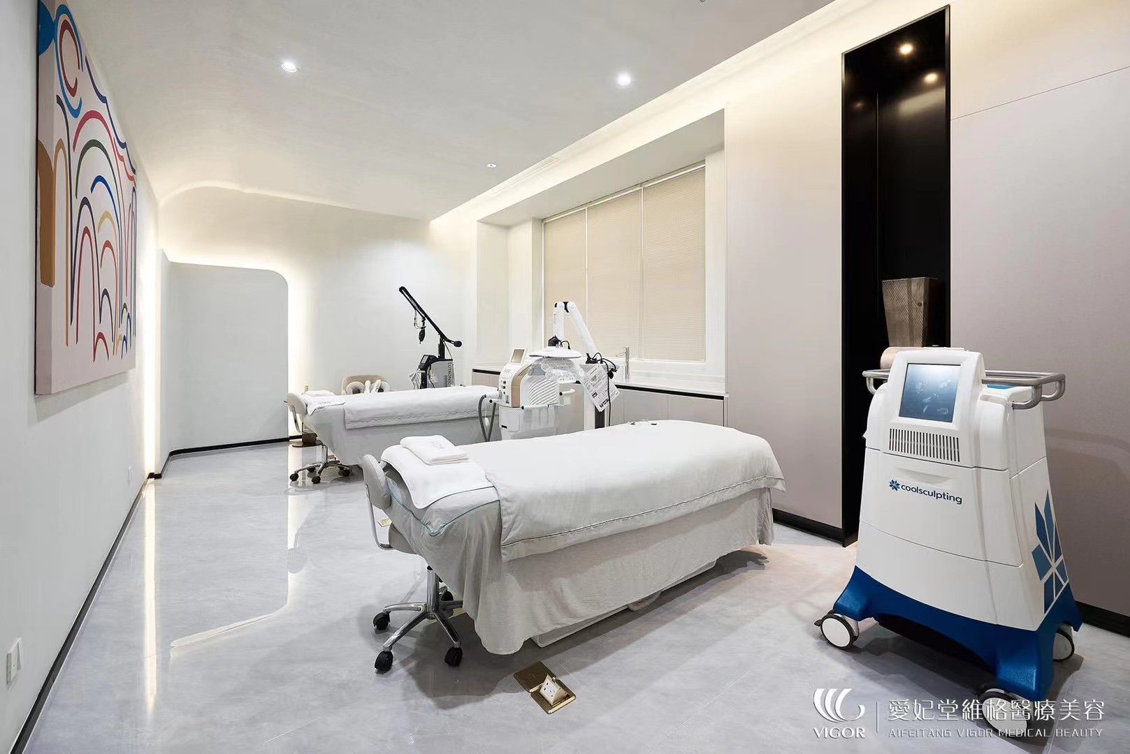 Vigor Shilong CoolSculpting treatment room